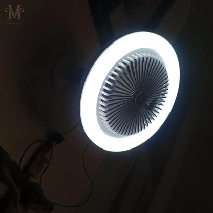 Ventilador de techo giratorio 3 en 1 con lámpara de iluminación
