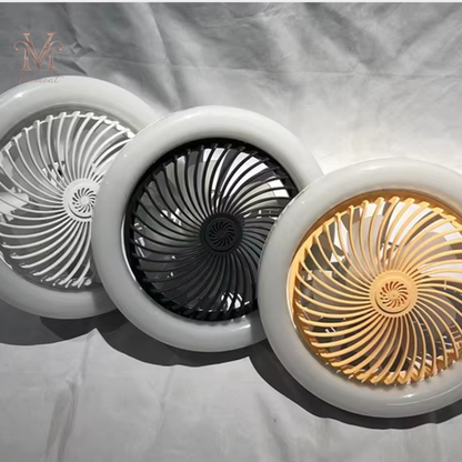 Ventilador de techo giratorio 3 en 1 con lámpara de iluminación