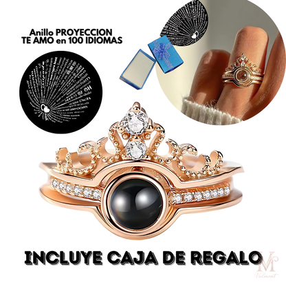 Anillo “Te Amo en 100 idiomas”