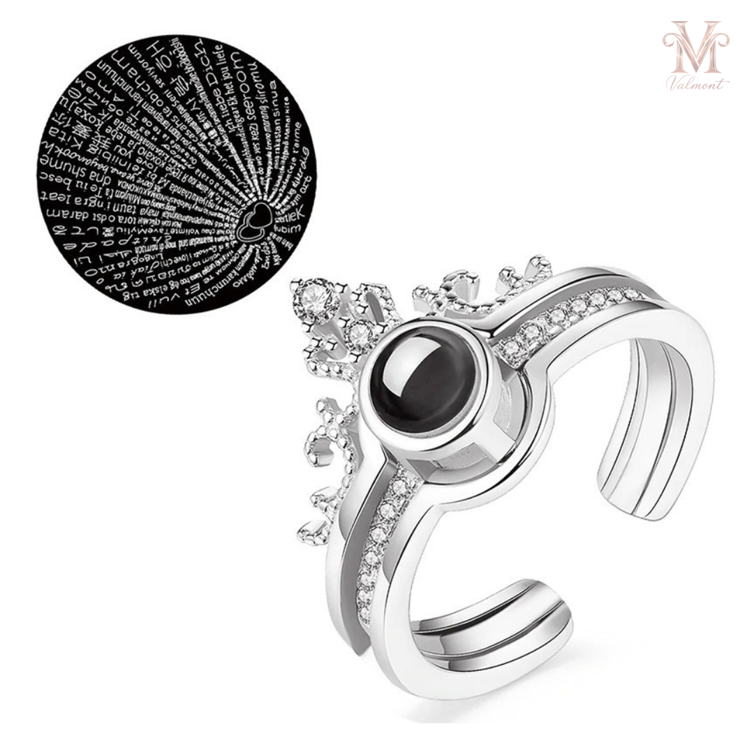 Anillo “Te Amo en 100 idiomas”