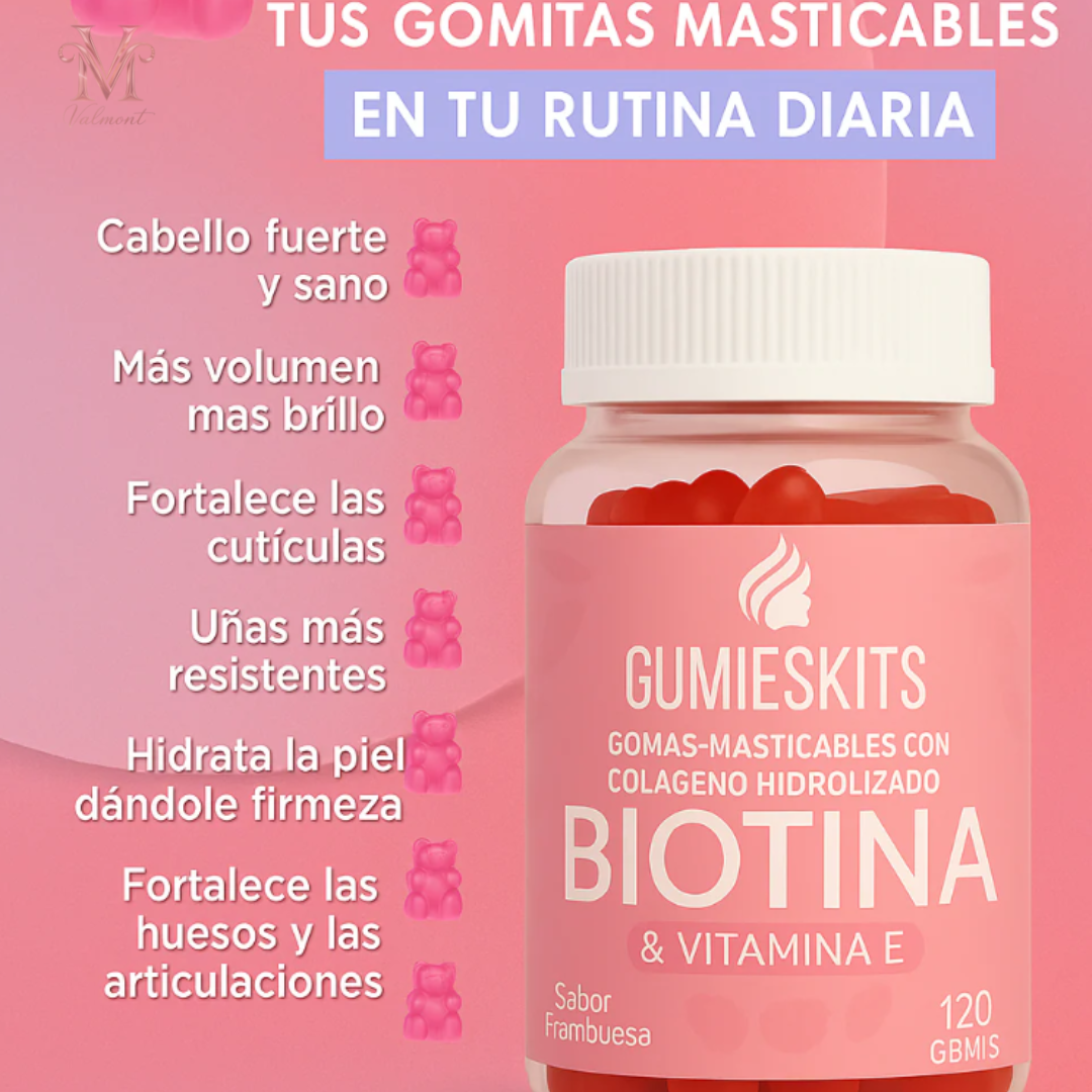 Gomitas con Biotina, Colágeno y Vitamina E